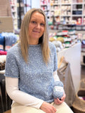 Plain yoke tee 22 garnpakke med Viking Lotta
