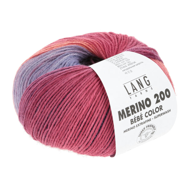 Lang Yarns Merino 200 Bébé colour