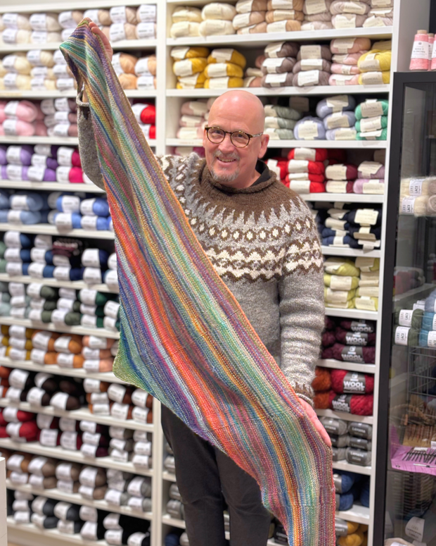 Bella shawl garnpakke INCL digital opskrift