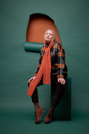 Elke hue & Ada scarf garnpakke INCL trykte opskrifter