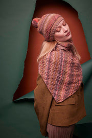 Cheryl triangulær shawl garnpakke INCL trykt opskrift