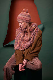 Cheryl triangulær shawl garnpakke INCL trykt opskrift