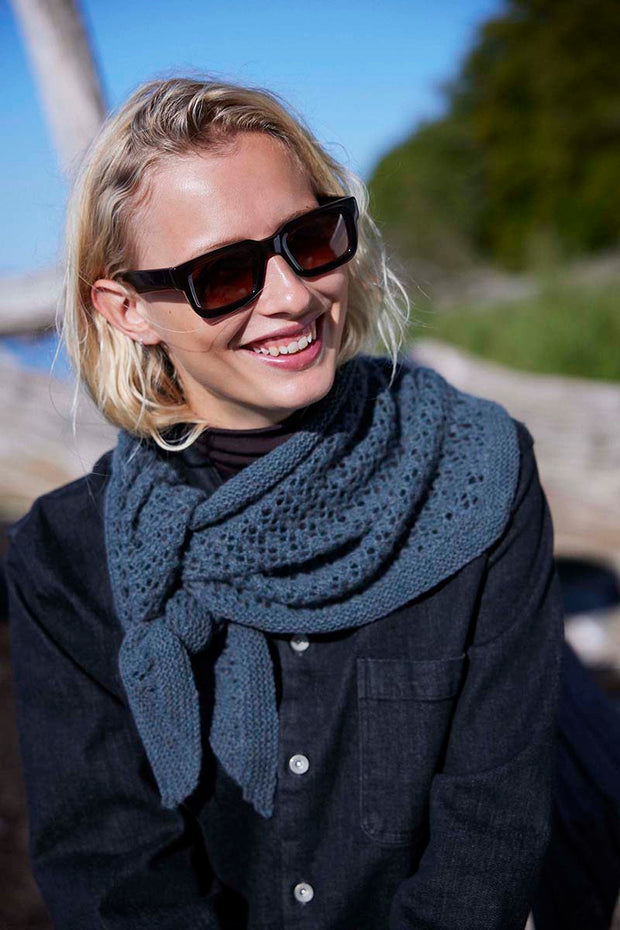 Emily Triangular shawl garnpakke INCL trykt opskrift
