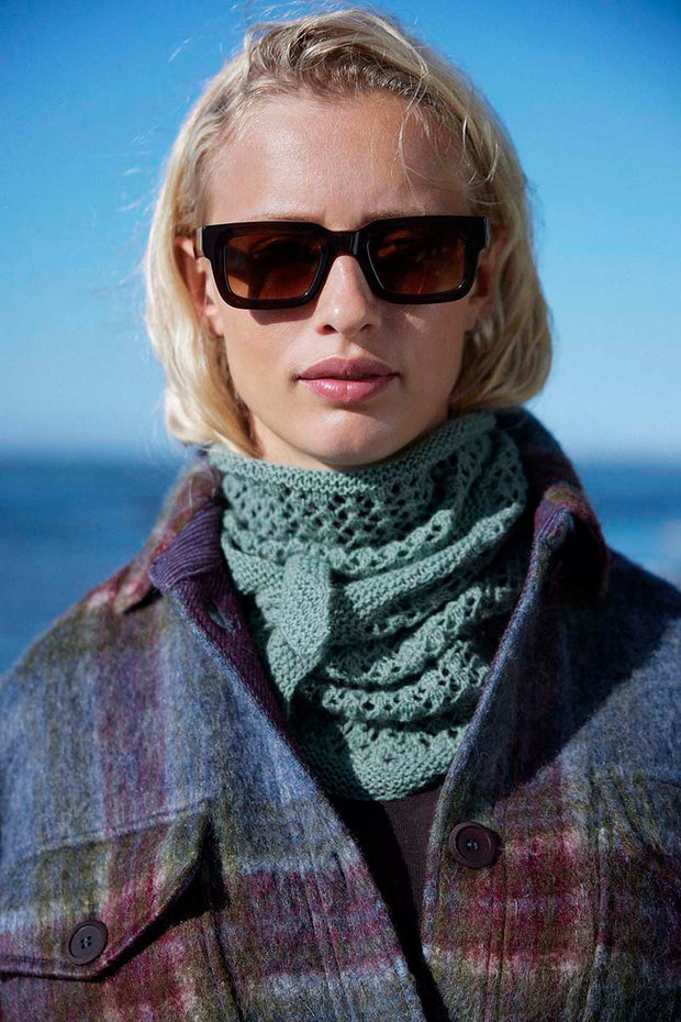 Emily Triangular shawl garnpakke INCL trykt opskrift