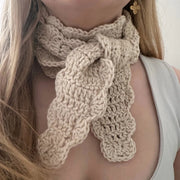 Muslinge scarf garnpakke 100% cashmere INCL digital opskrift
