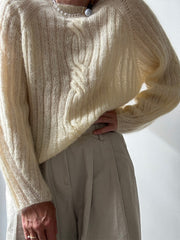 Twist light loop sweater garnpakke UDEN opskrift