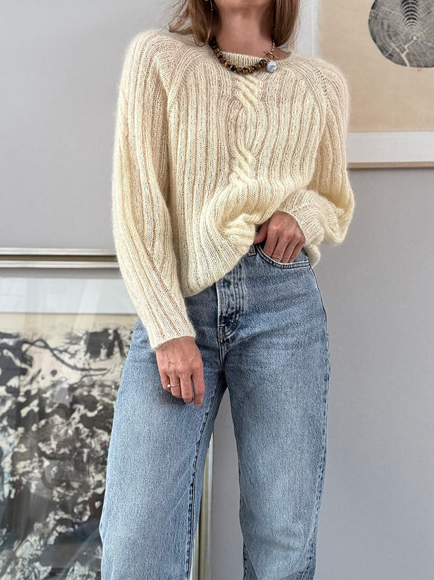 Twist light loop sweater garnpakke UDEN opskrift