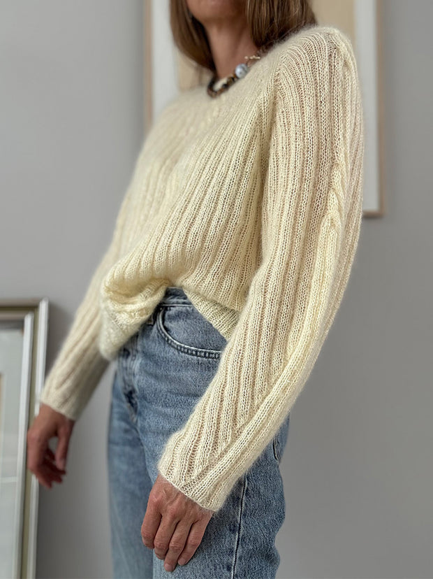 Twist light loop sweater garnpakke UDEN opskrift