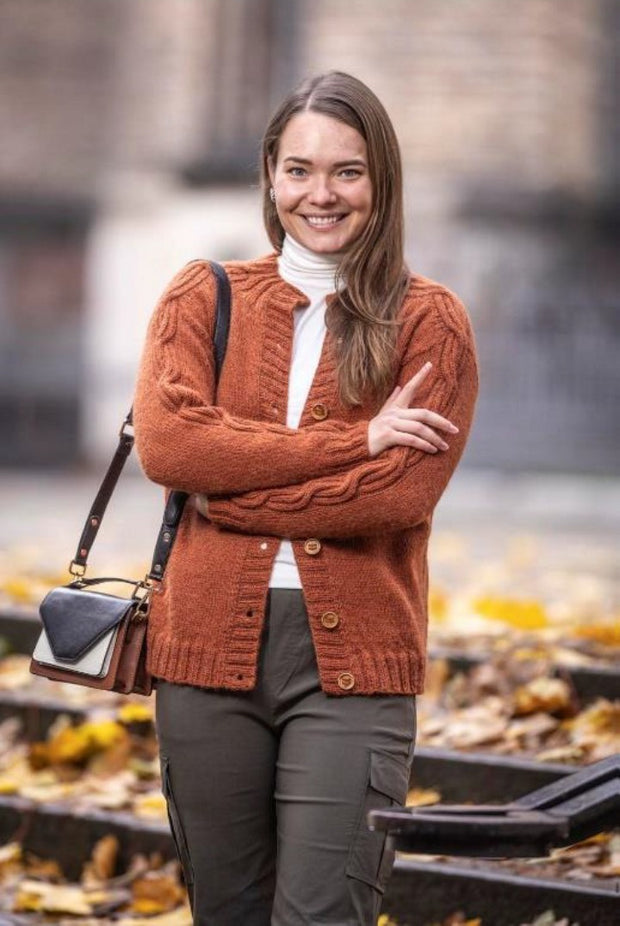 Nordic Waves cardigan garnpakke INCL trykt opskrift