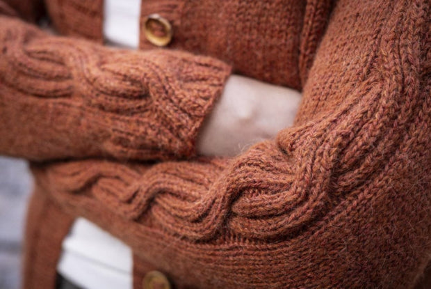 Nordic Waves cardigan garnpakke INCL trykt opskrift