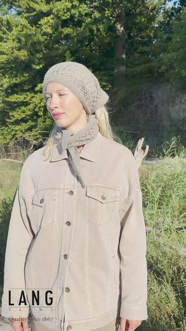 Emily Triangular shawl garnpakke INCL trykt opskrift