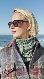 Emily Triangular shawl garnpakke INCL trykt opskrift